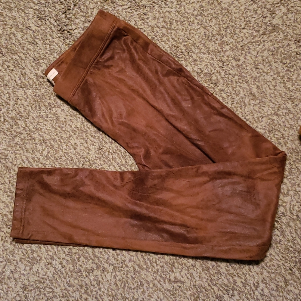 Suede Leggings